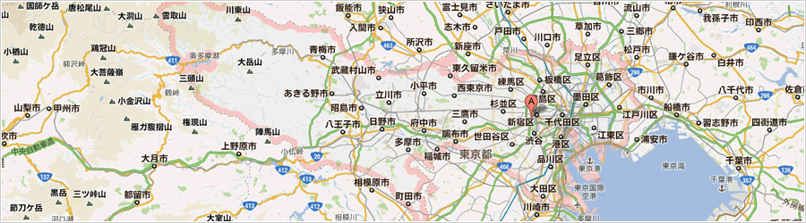 東京都の対応地域